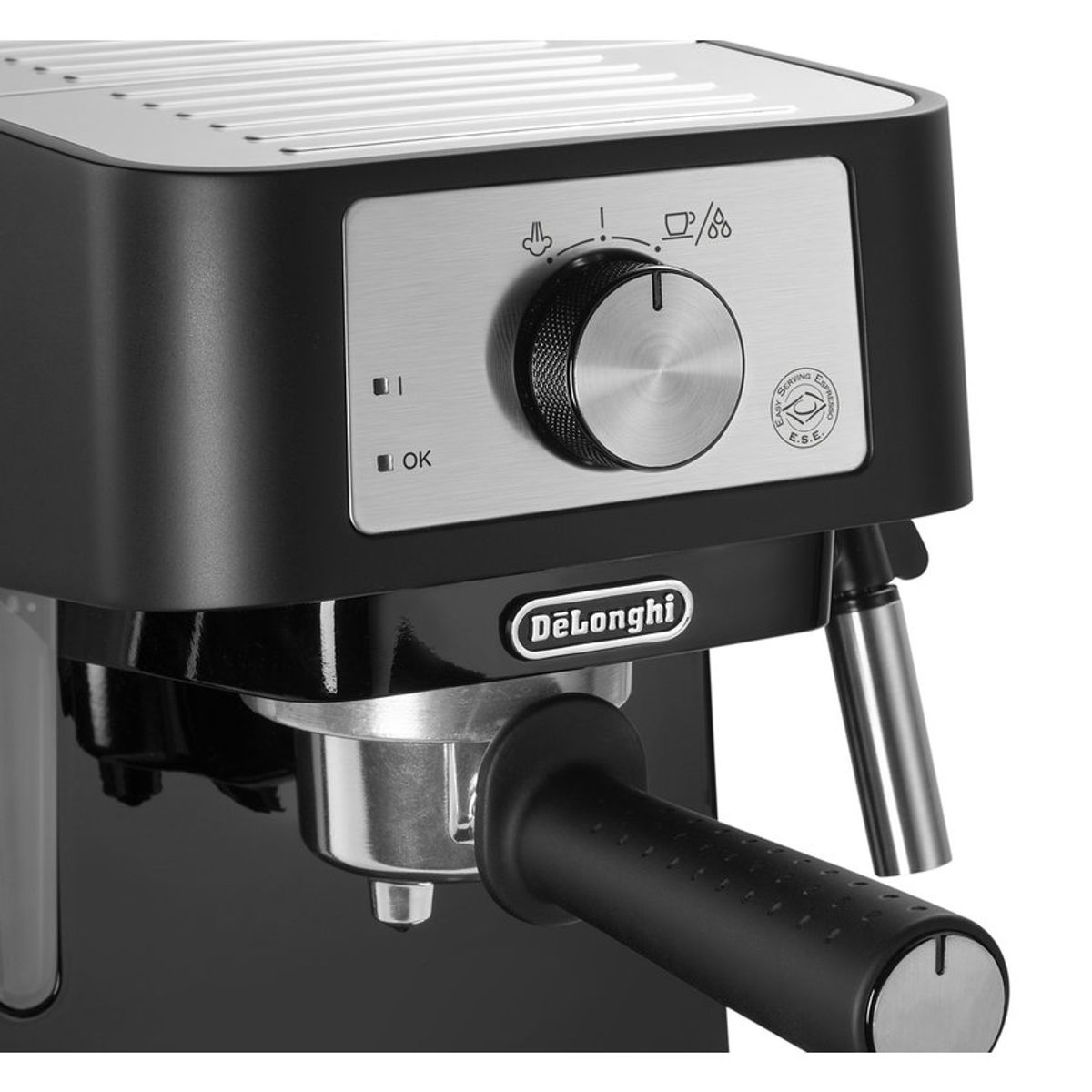 DELONGHI - Cafetera espresso stilosa delonghi color negro