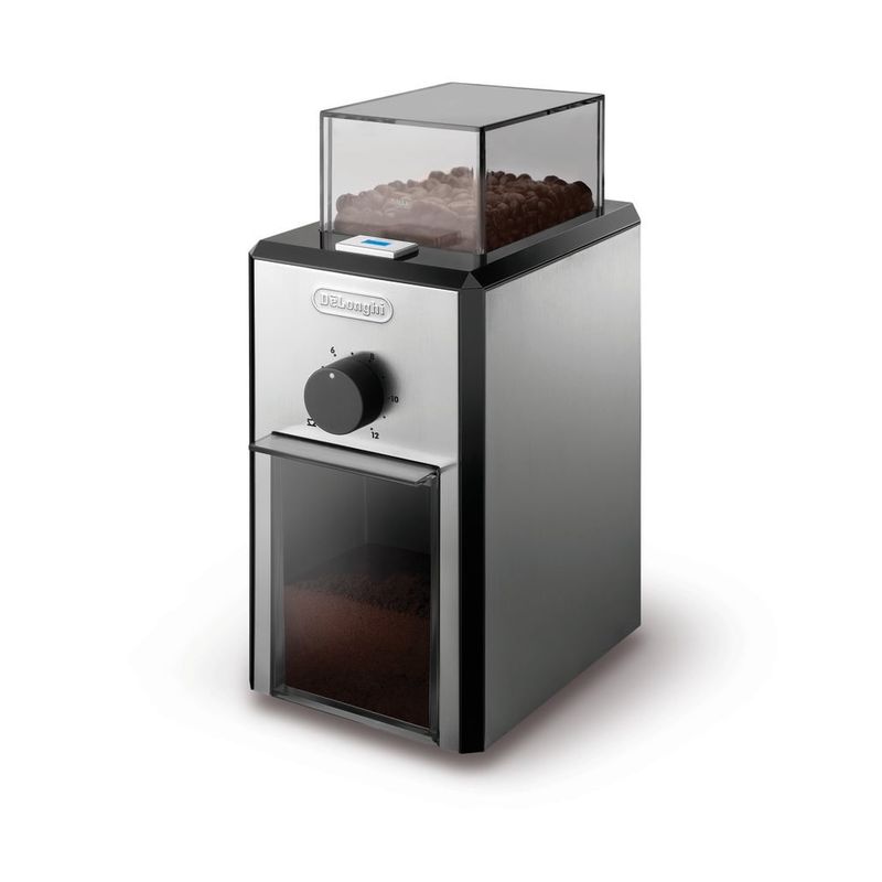 DELONGHI - Molino de café cónico ajustable delonghi kg89 - plateado