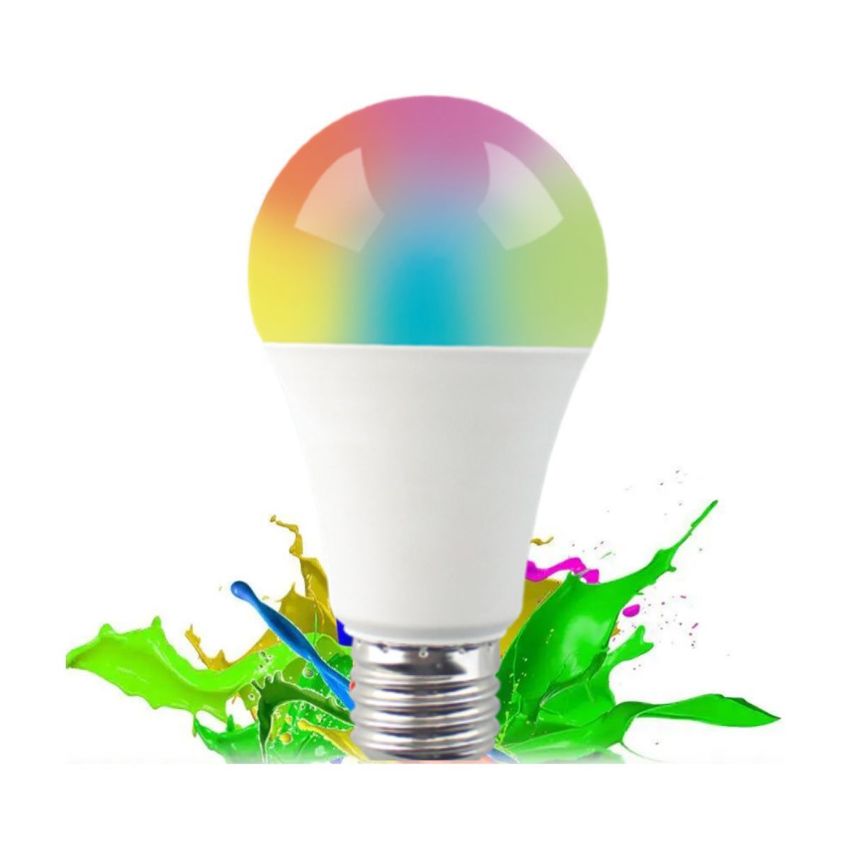 GENERICO - Bombillo Wifi Inteligente Rgb Luz Blanca Cálida Google Alexa