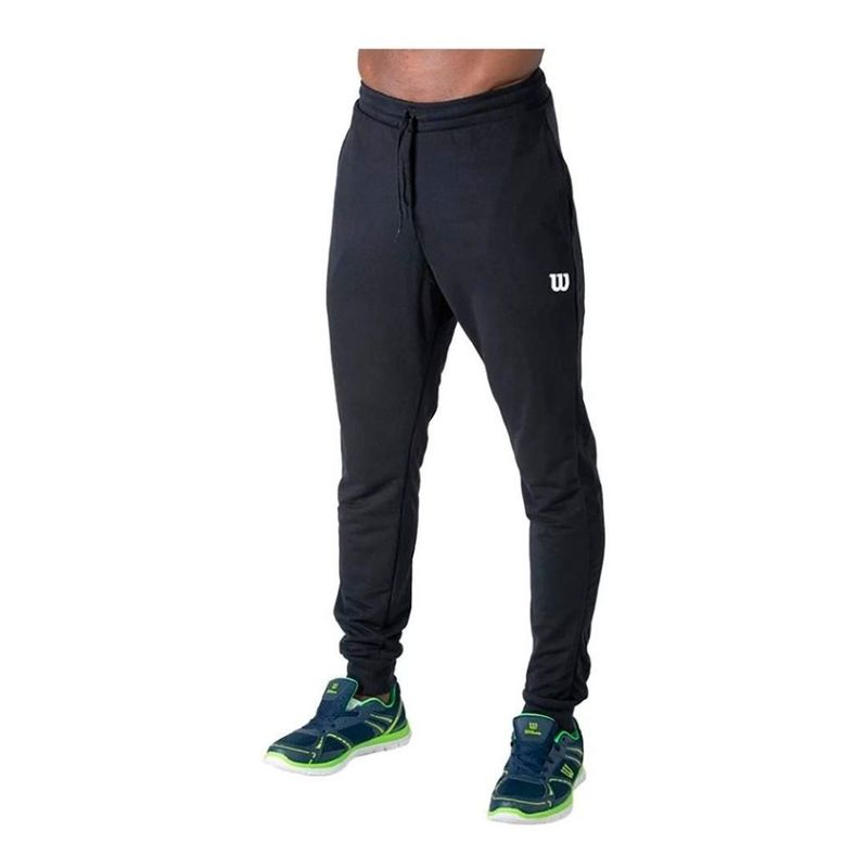 WILSON - Pantalón Jogger Hombre Wilson French Terry 79746 Negro.