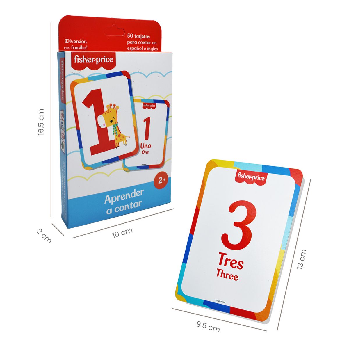 FISHER PRICE - Juego Cartas de Aprendizaje Fisher Price Aprende a Contar