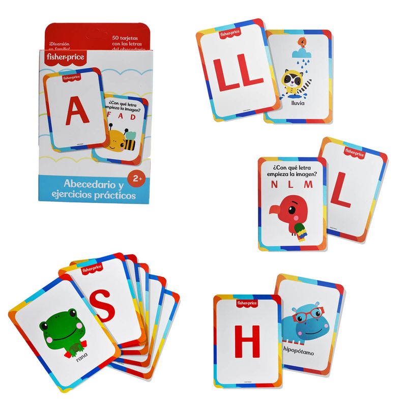 FISHER PRICE - Juego Cartas de Aprendizaje Fisher Price Abecedario