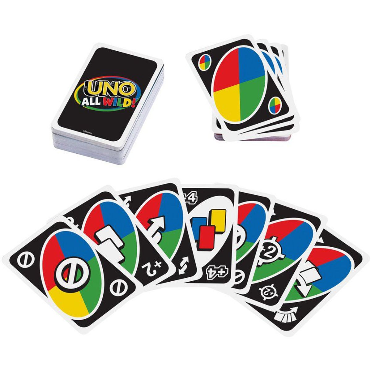 MATTEL - Juego De Cartas Uno All Wild Mattel