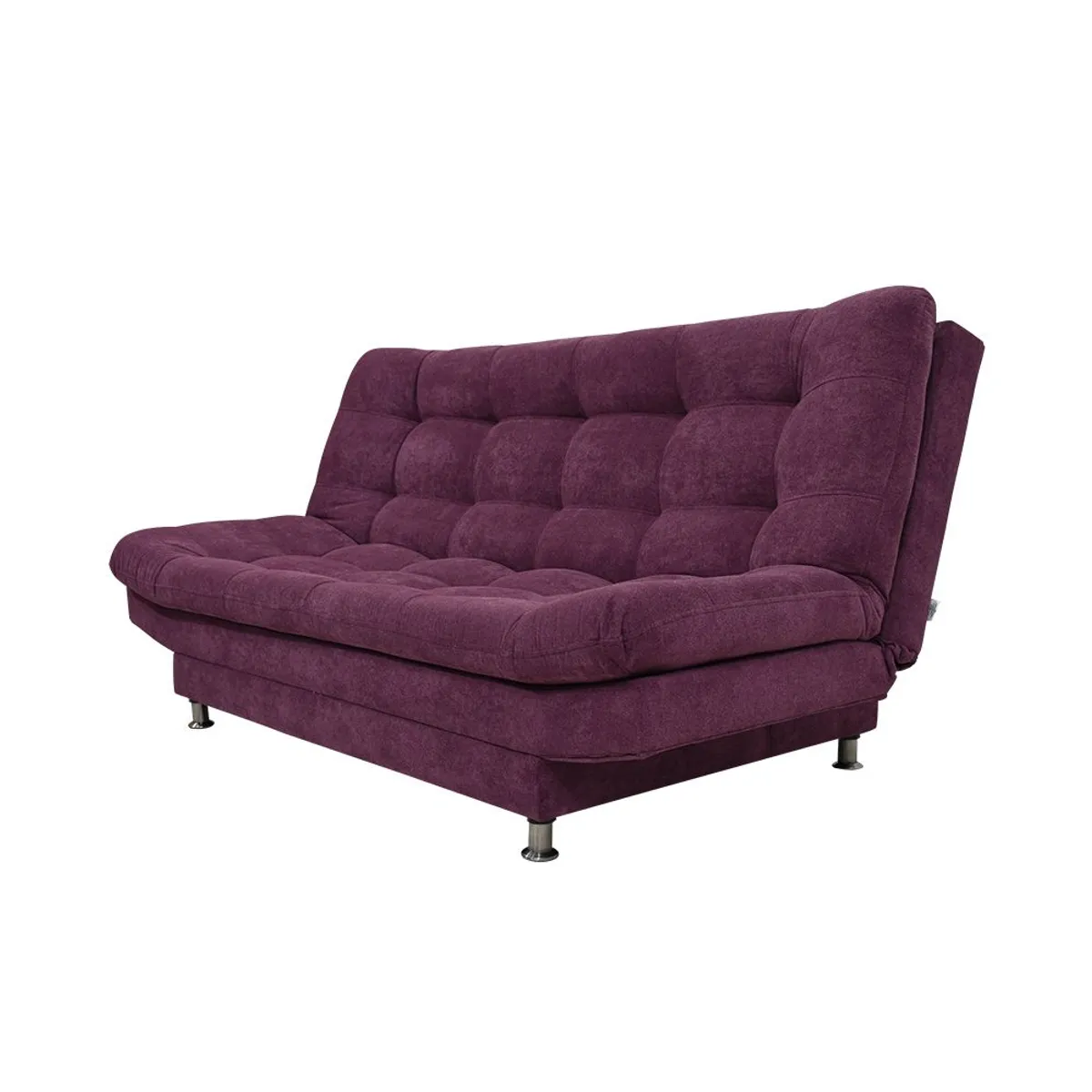INDUSTRIAL BASESTILOS - Sofá Cama Moltochic Lino morado patas metálicas