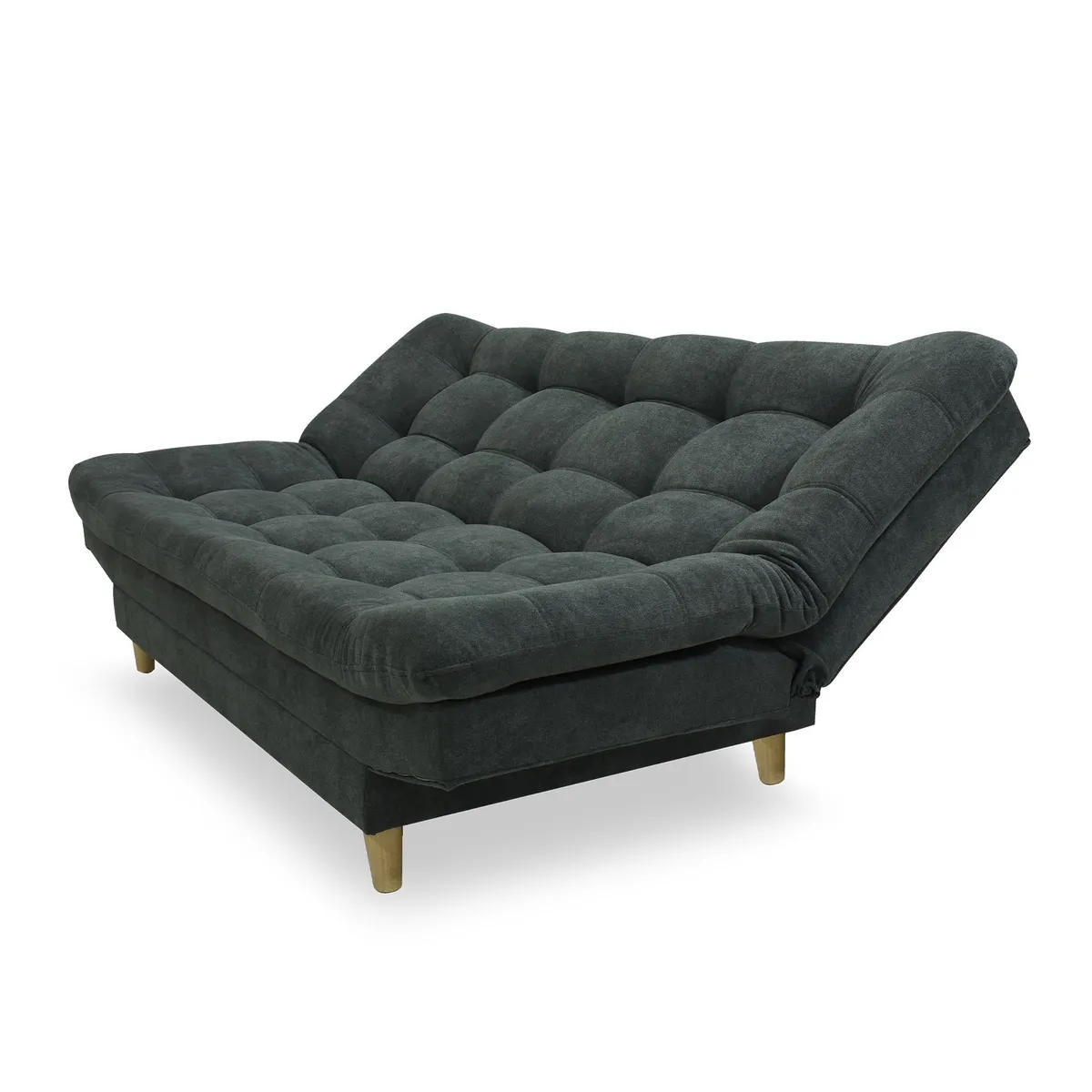INDUSTRIAL BASESTILOS - Sofá Cama Moltochic Lino grafito patas de metal