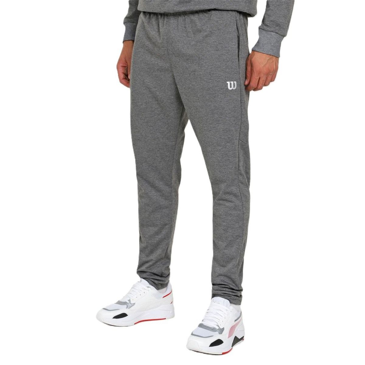 WILSON - Pantalón Jogger Hombre Wilson French Terry 98417 Gris.
