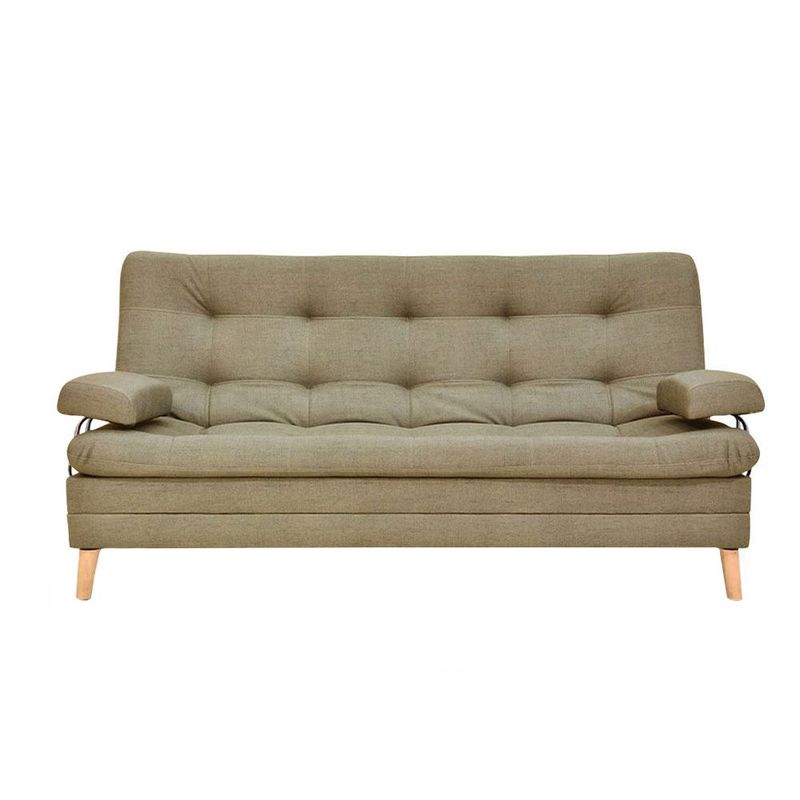 INDUSTRIAL BASESTILOS - Sofá cama Cooper CB en Lino beige patas de metal
