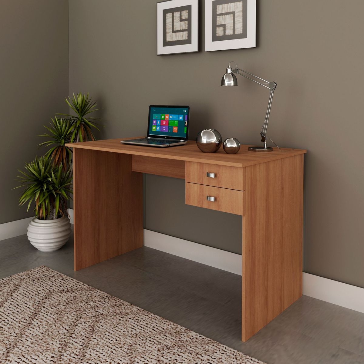 BONNO - Escritorio De Oficina Volt Almendra