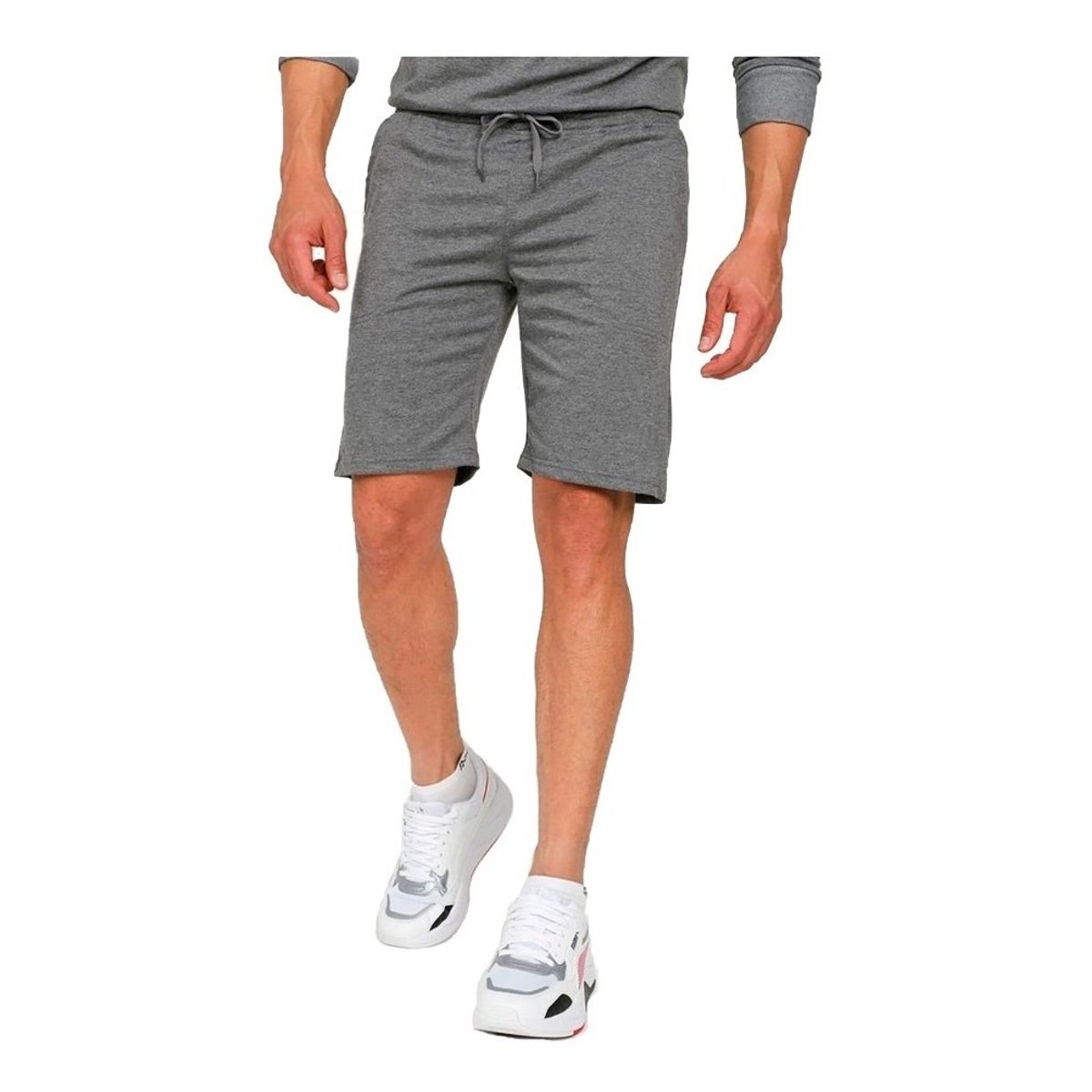 WILSON - Pantaloneta Deportiva Hombre Wilson French Terry 79514 Gris.