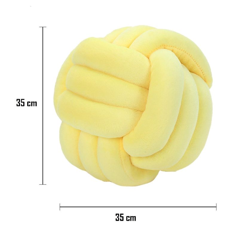 BANZAY - Cojin Nudo 35 cm - Amarillo