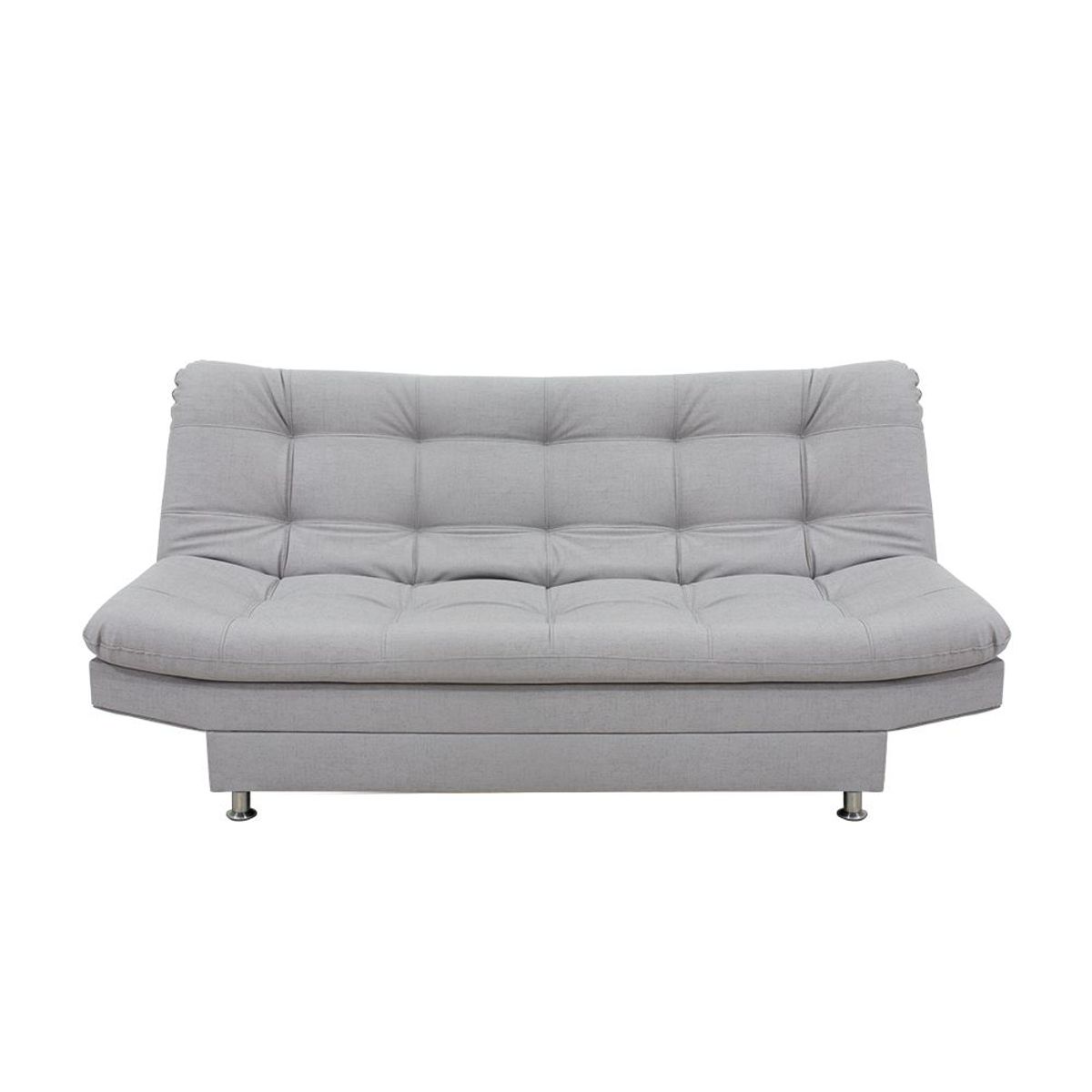 INDUSTRIAL BASESTILOS - Sofá Cama Moltochic Lino Gris Claro patas metal
