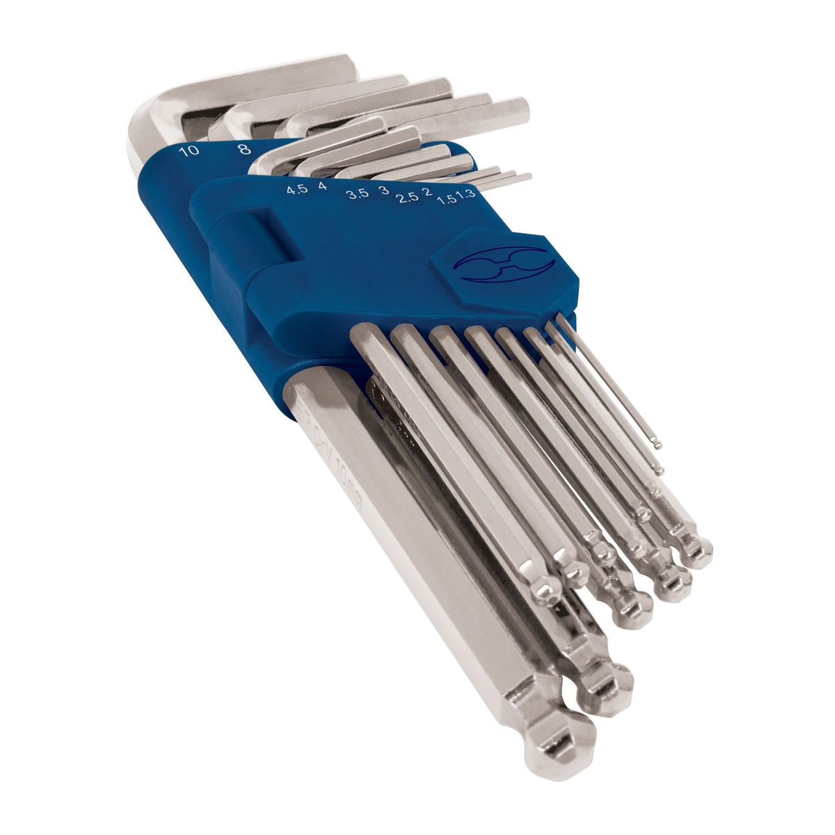 TRUPER - Juego De 13 Llaves Bristol Largas Punta Bola Métricas Truper