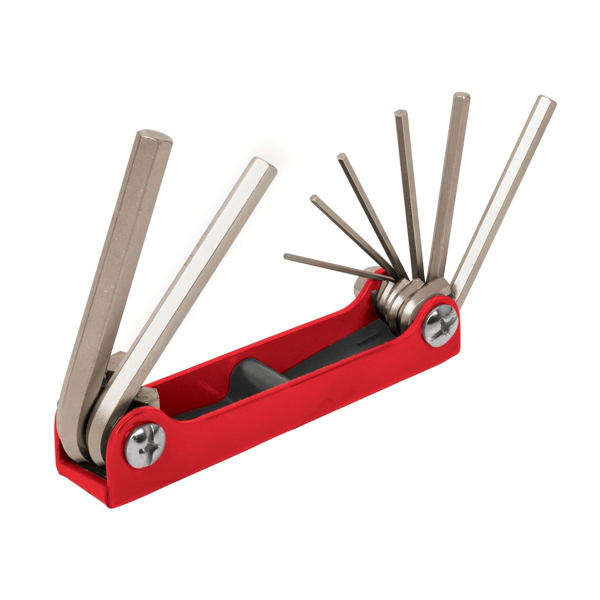 TRUPER - Juego De 8 Llaves Bristol O Allen En Pulgadas, Tipo Navaja Truper