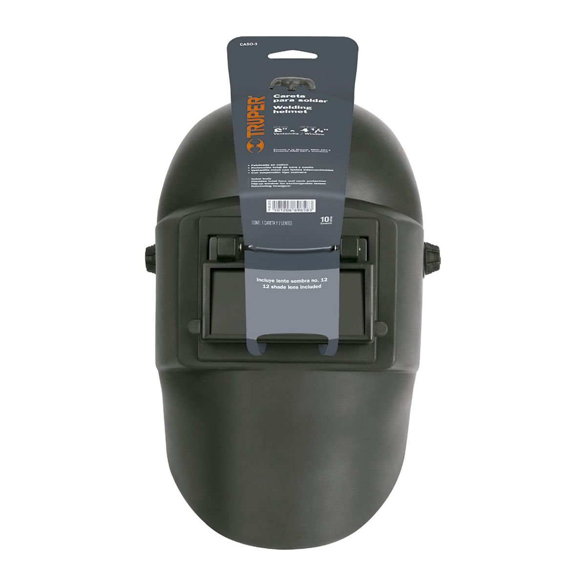 TRUPER - Careta Completa Para Soldar Con Visor Levantable Truper