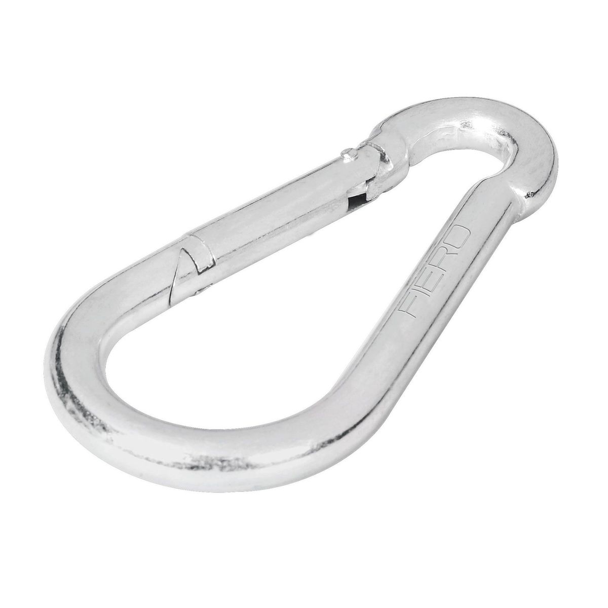 FIERO - Mosquetón De 140 Mm Con Seguro De Gancho, Carga 540 Kg Fiero