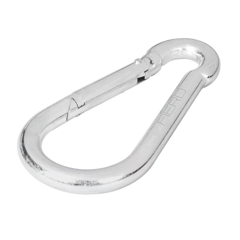 FIERO - Mosquetón De 140 Mm Con Seguro De Gancho, Carga 540 Kg Fiero