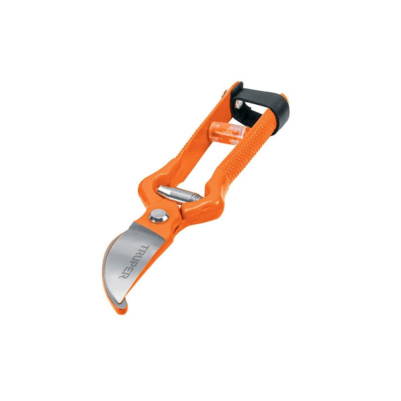 TRUPER - Tijera Forjada Para Poda De 18 Cm, Cuchilla En Acero Térmico Truper