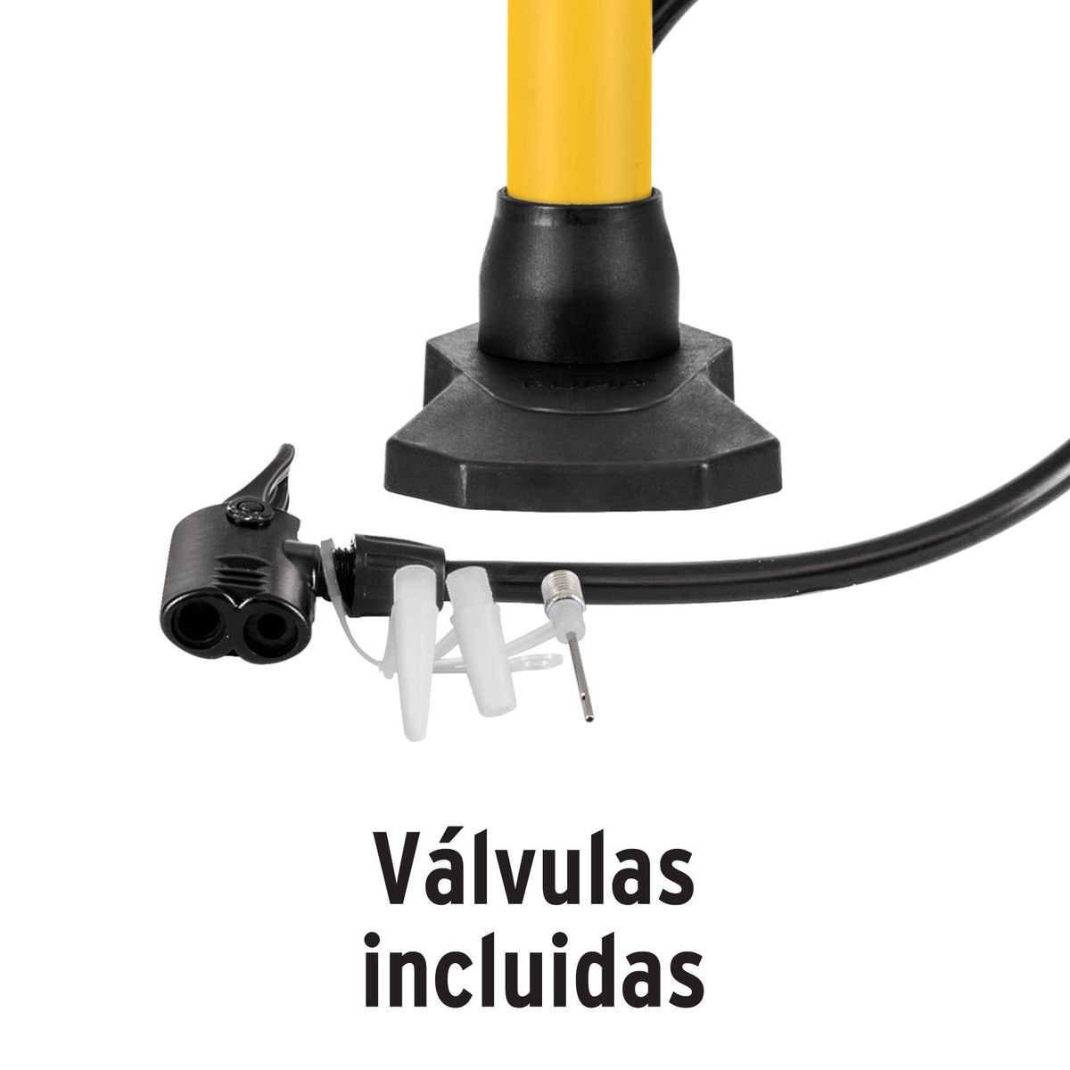 PRETUL - Bomba Manual Para Inflar Llanta De Bicicleta 80 Psi Pretul