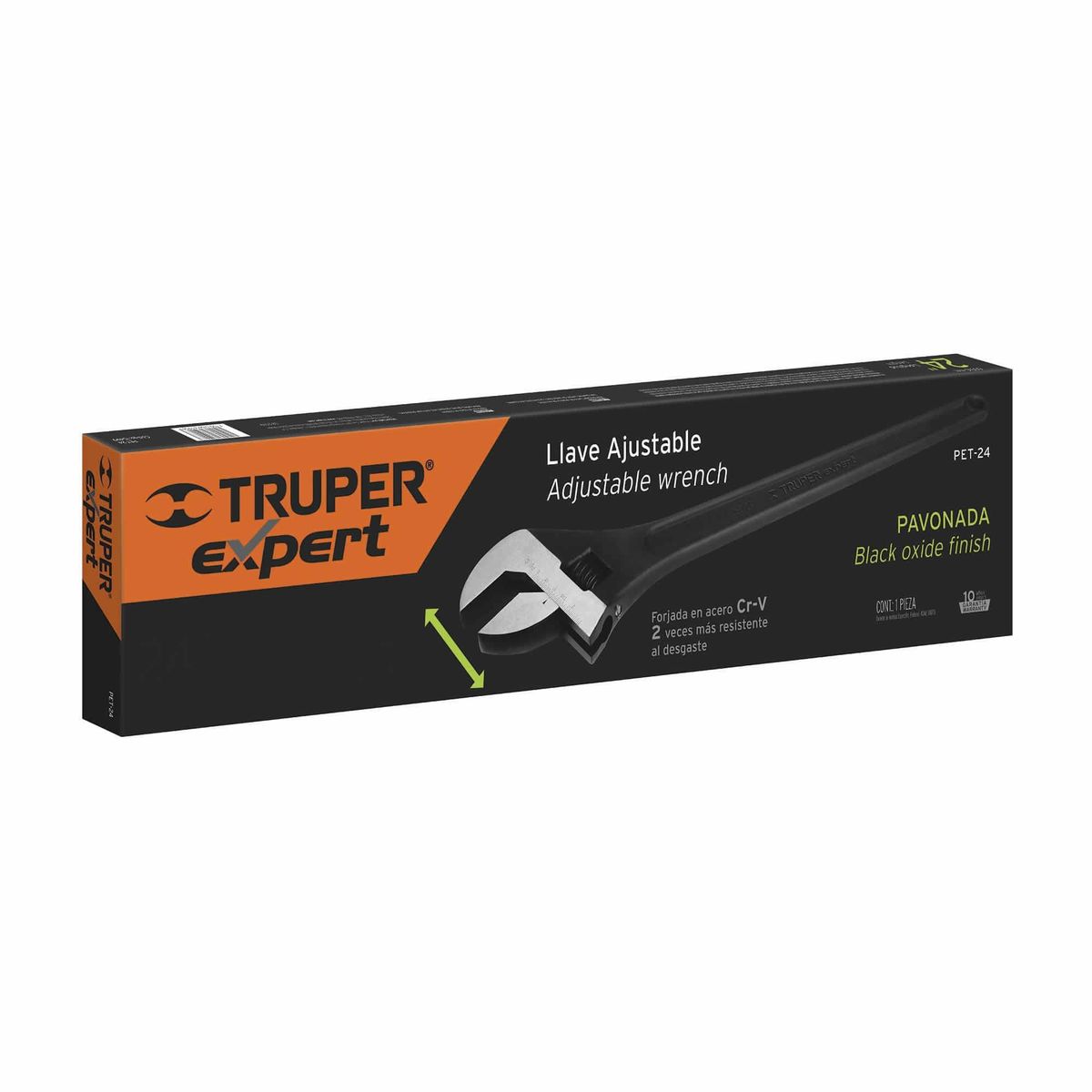 TRUPER - Llave Expansiva Industrial De 6" Con Apertura De 1" Truper