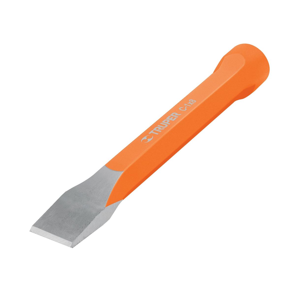 TRUPER - Cincel Profesional De 8" Con Cuña De 3/4" Y Cabeza Grande Truper