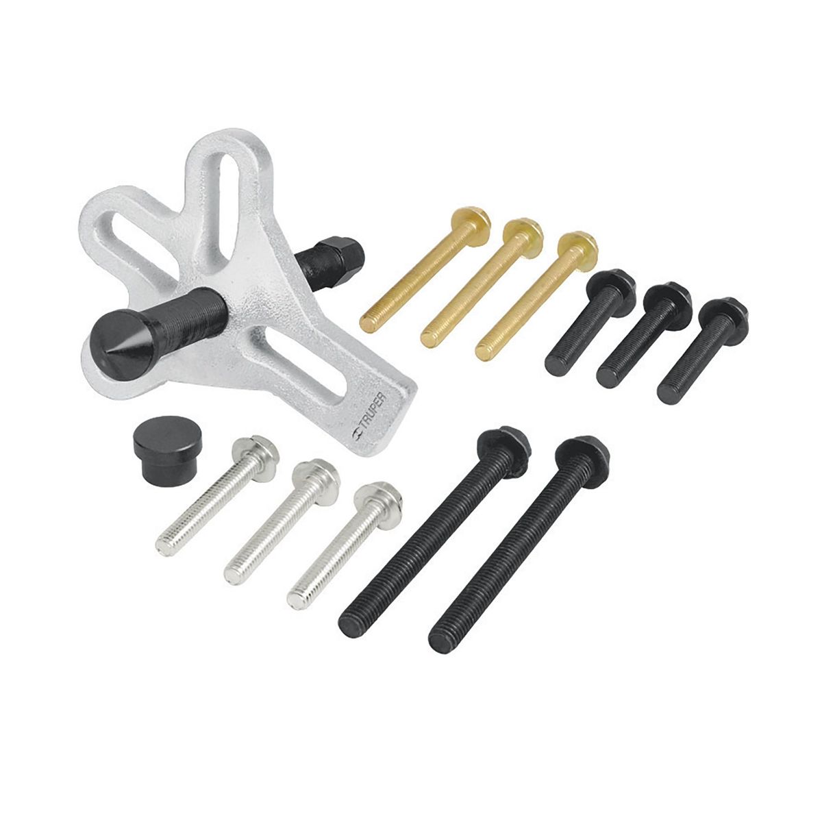 TRUPER - Extractor Pata De Gallo De Cabeza 5/8", Incluye 15 Piezas Truper