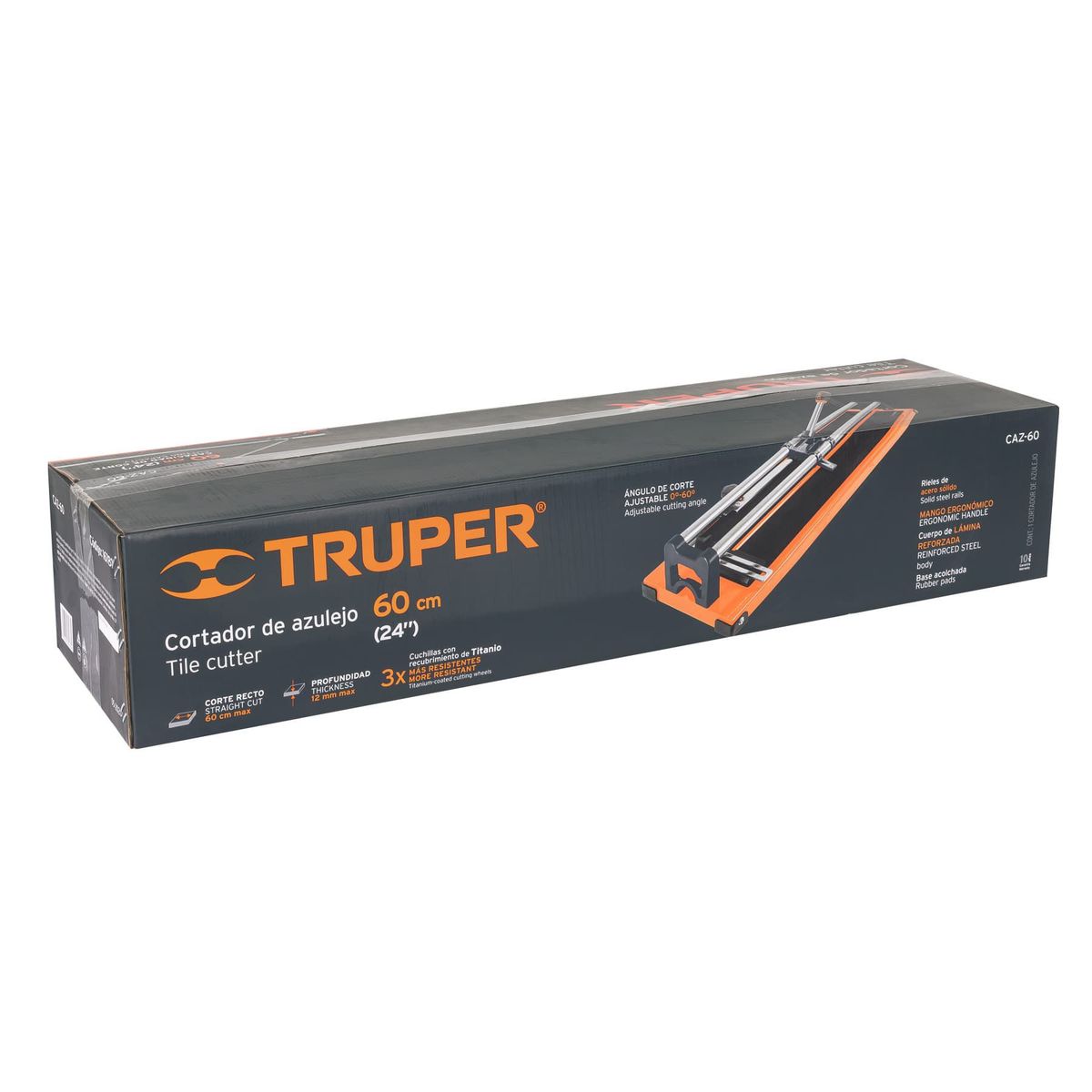 TRUPER - Cortador De Baldosas De 24" Tipo Profesional Con Cuchillas Truper