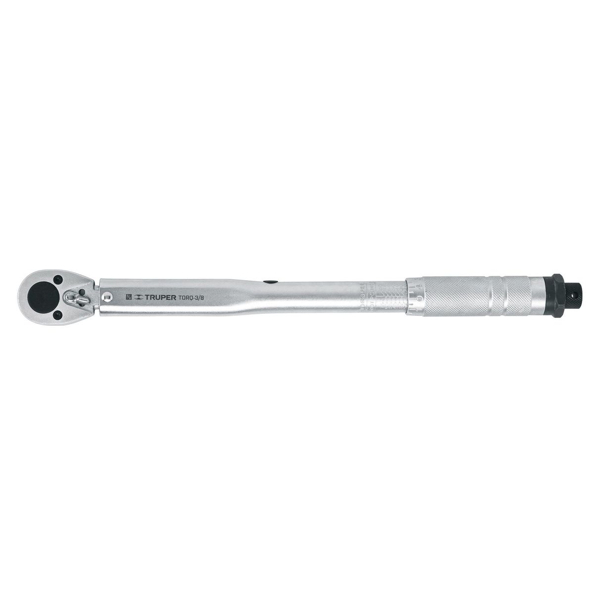 TRUPER - Torquímetro De Trueno 3/8" De 2 Lecturas, Incluye Estuche Truper