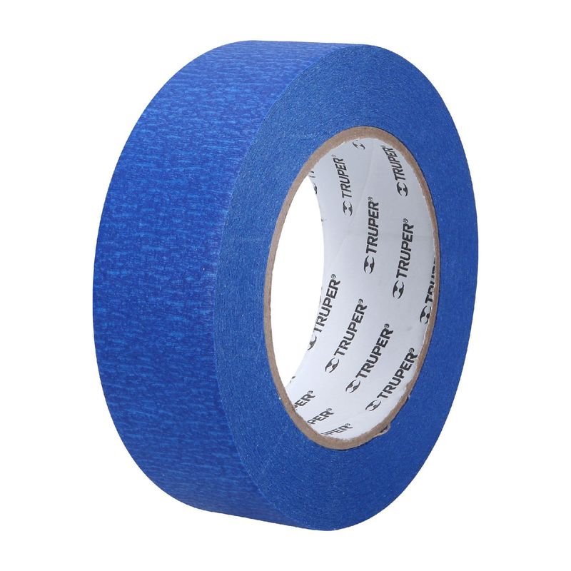 TRUPER - Cinta De Enmascarar Para Pintar Color Azul De 50 Mt X 36 Mm Truper