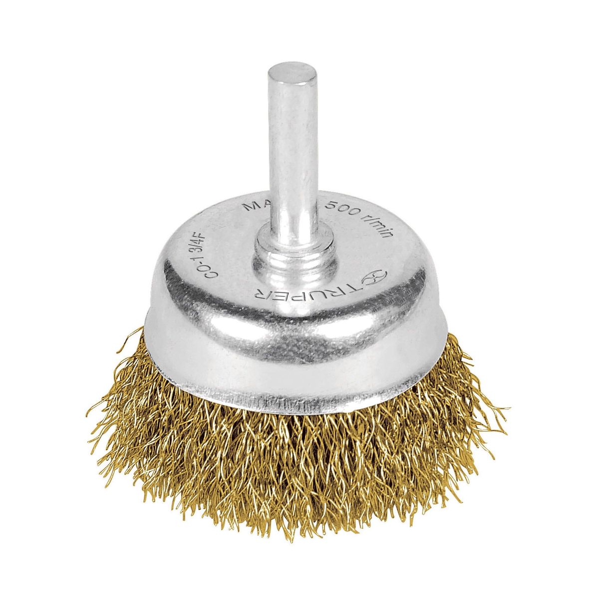 TRUPER - Grata Copa De Alambre Fino De 2.3/4", Zanco De 1/4" Truper