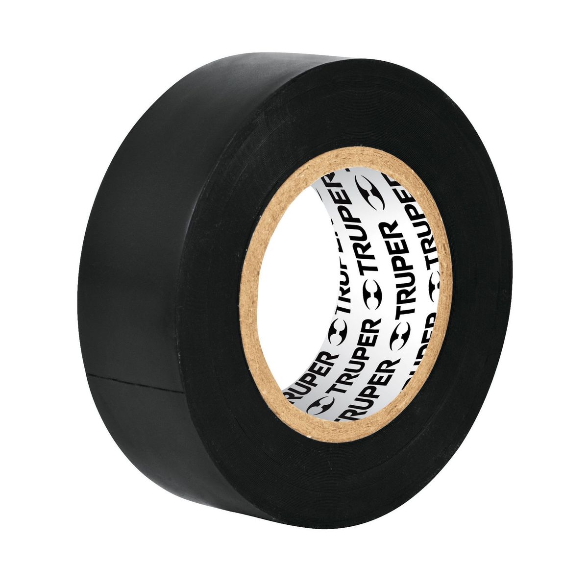 TRUPER - Cinta de Aislar Profesional de PVC Negra de 18 m x 19 mm Truper