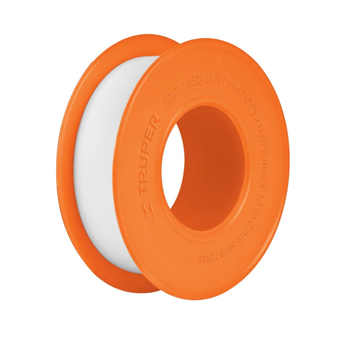 TRUPER - Cinta Teflón Profesional De 3/4" Multiusos, Largo 7 Metros Truper