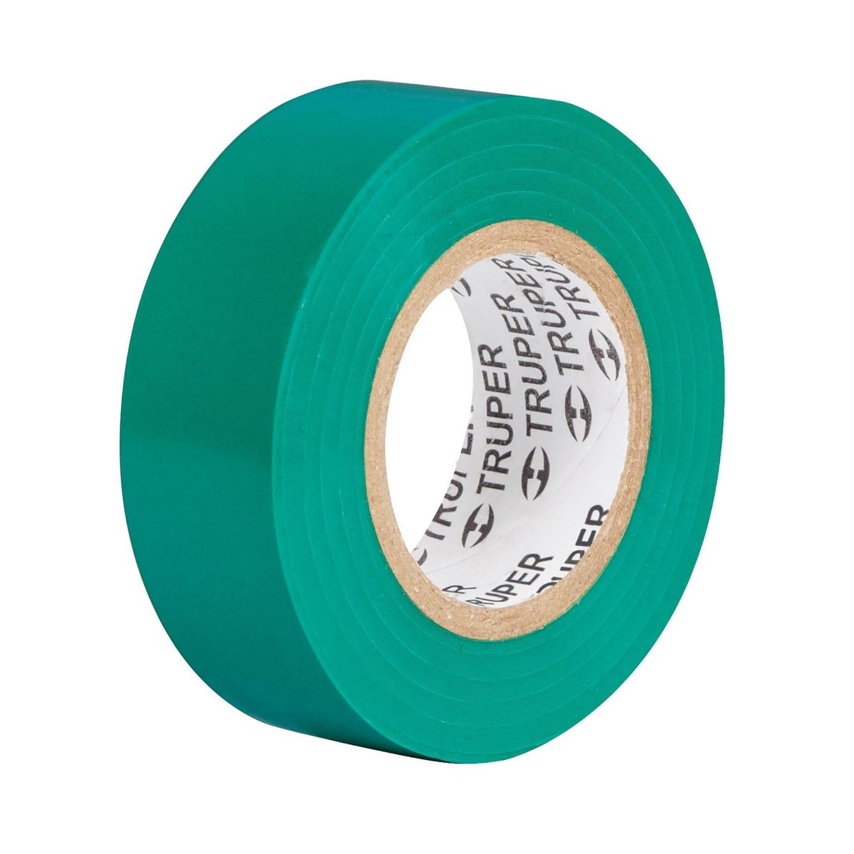 TRUPER - Cinta De Aislar Profesional De Pvc Verde De 9 M X 19 Mm Truper