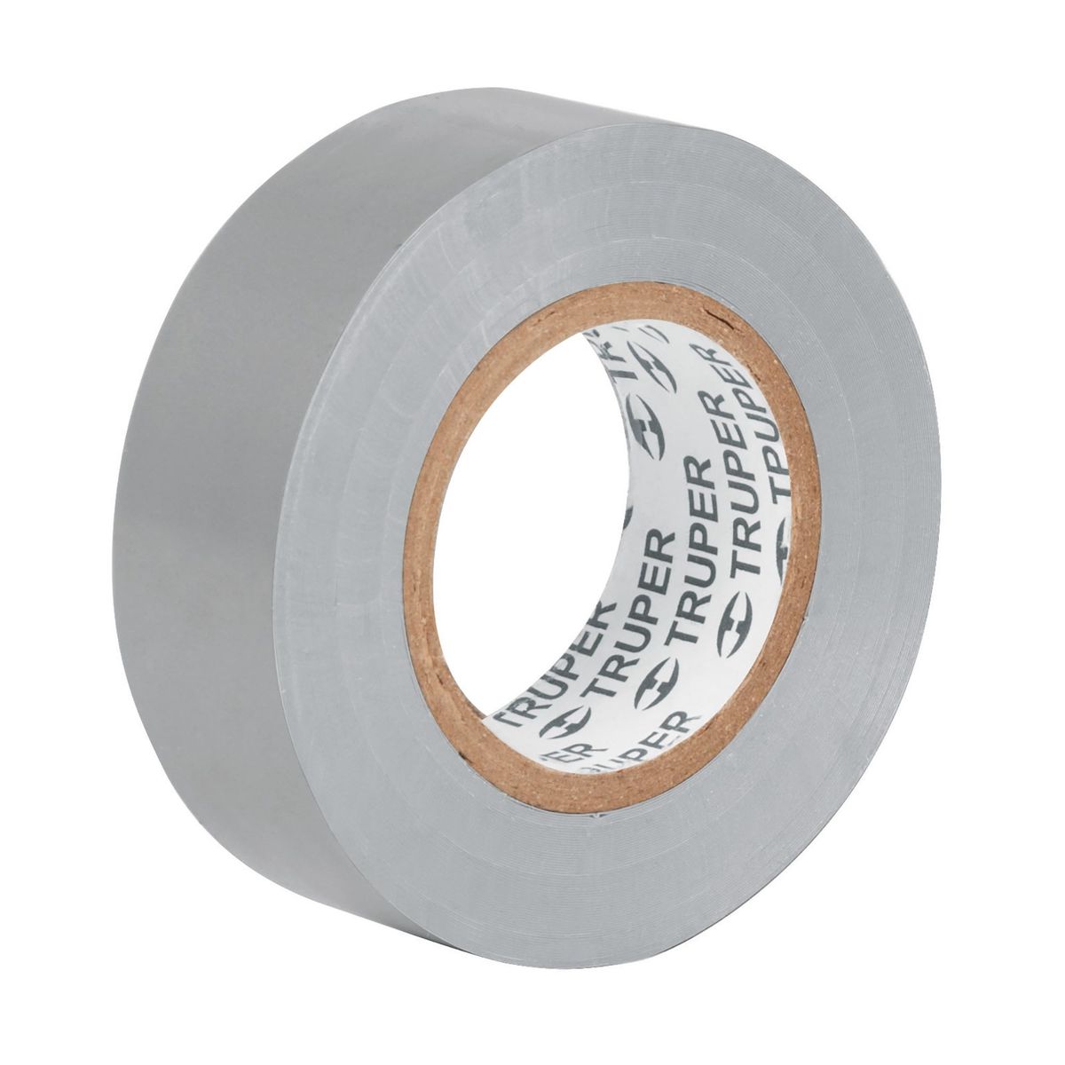 TRUPER - Cinta De Aislar Profesional De Pvc Gris De 18 M X 19 Mm Truper