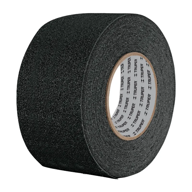 TRUPER - Cinta Antiderrapante Para Pisos De 5 M X 5 Cm Con Adhesivo Truper