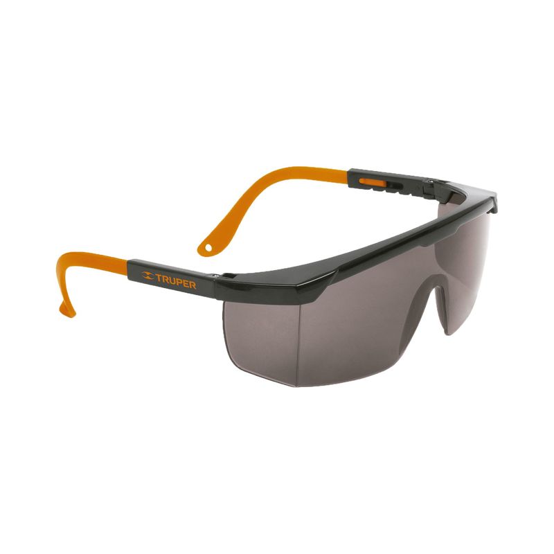 TRUPER - Gafas De Seguridad Grises Con Patilla Ajustable Truper