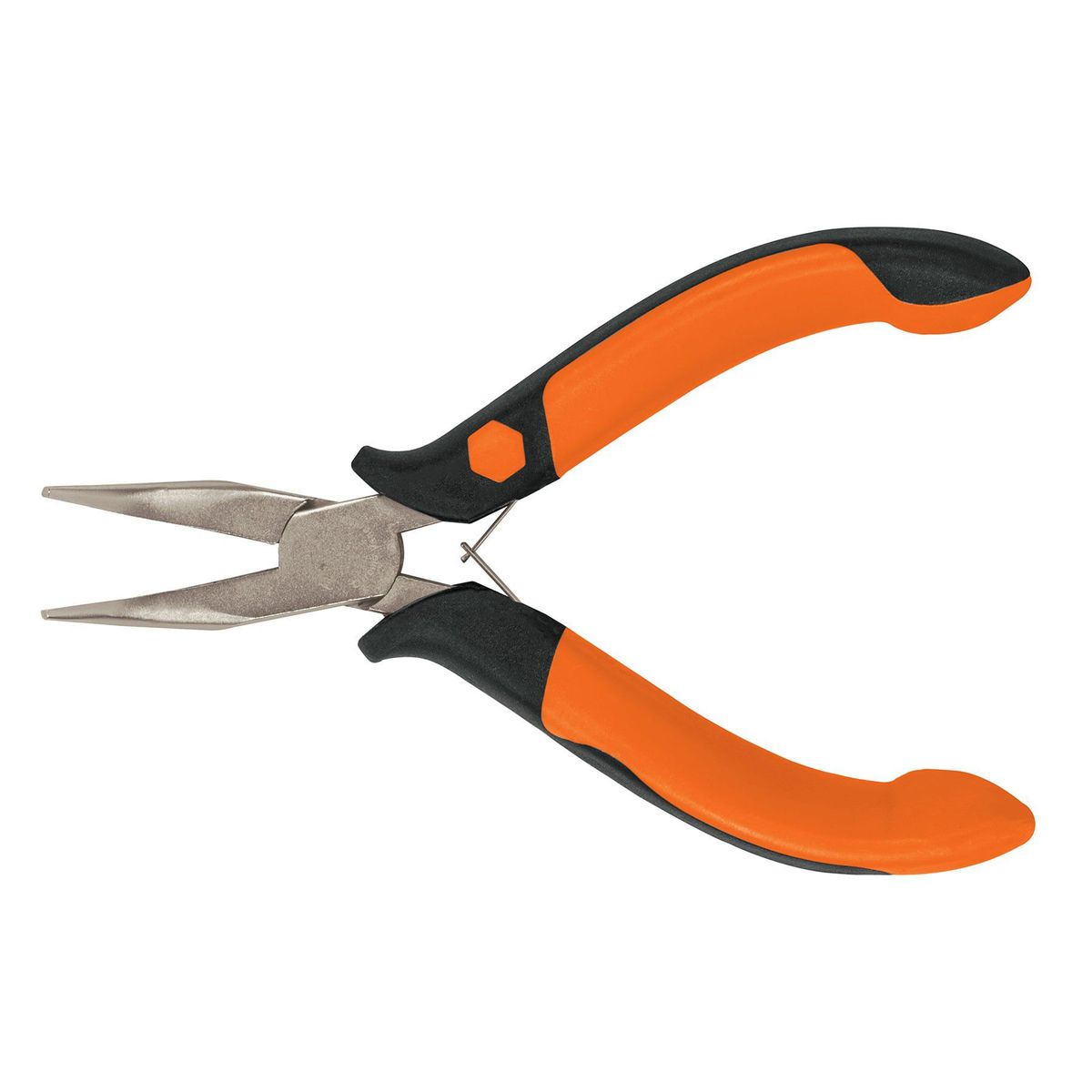 TRUPER - Alicate De Punta Curva Profesional De 5", Comfort Grip Truper