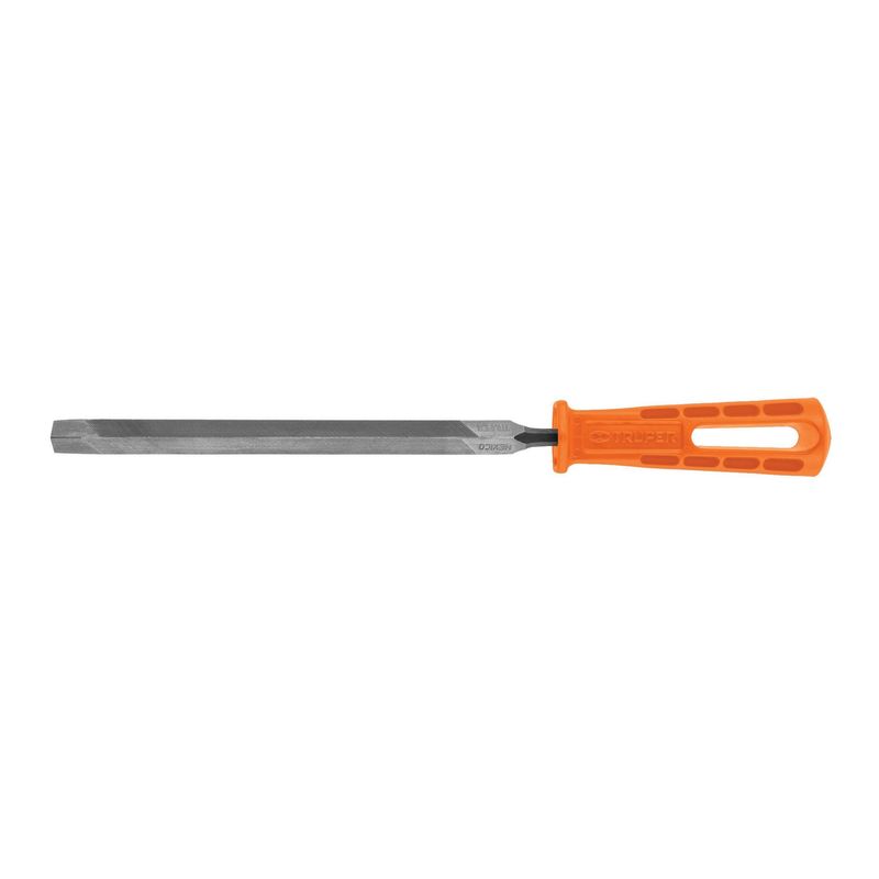 TRUPER - Lima Triangular Pesada Bastarda De 7", Mango Ergonómico Truper