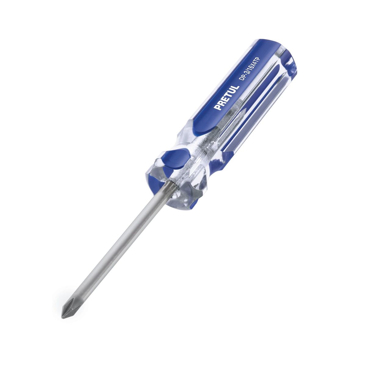 PRETUL - Destornillador De Estrella 3/16" X 6", Mango De Pvc Pretul