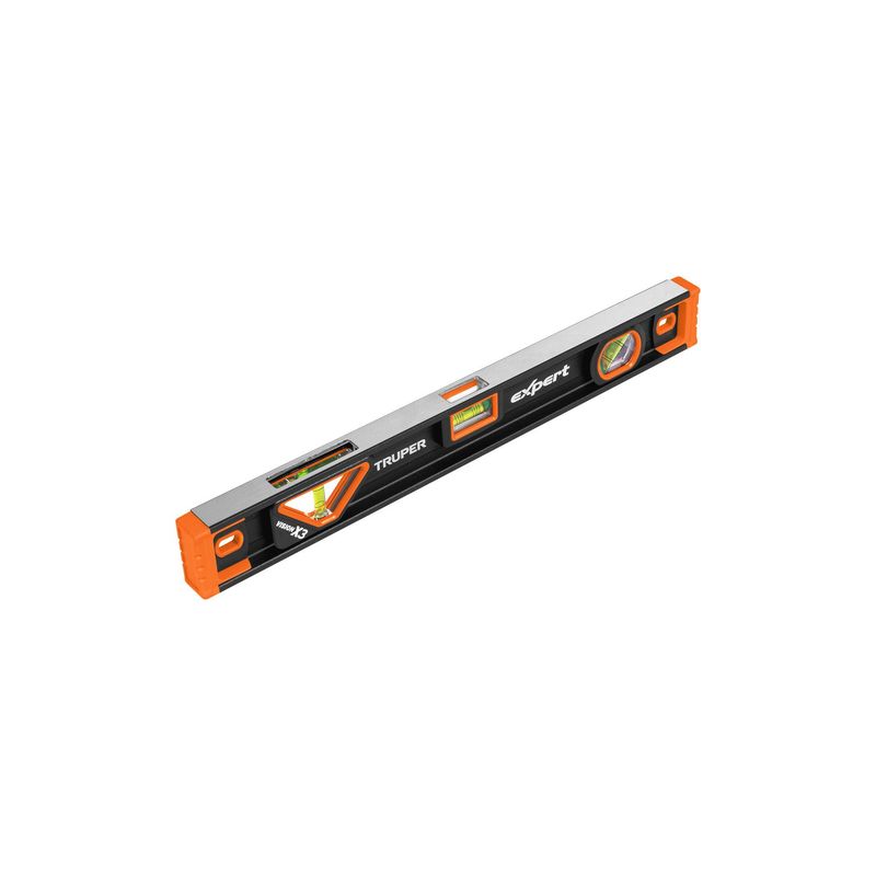 TRUPER - Nivel Magnético De 18" (46 Cm) Con 3 Gotas Y Triple Visión Truper