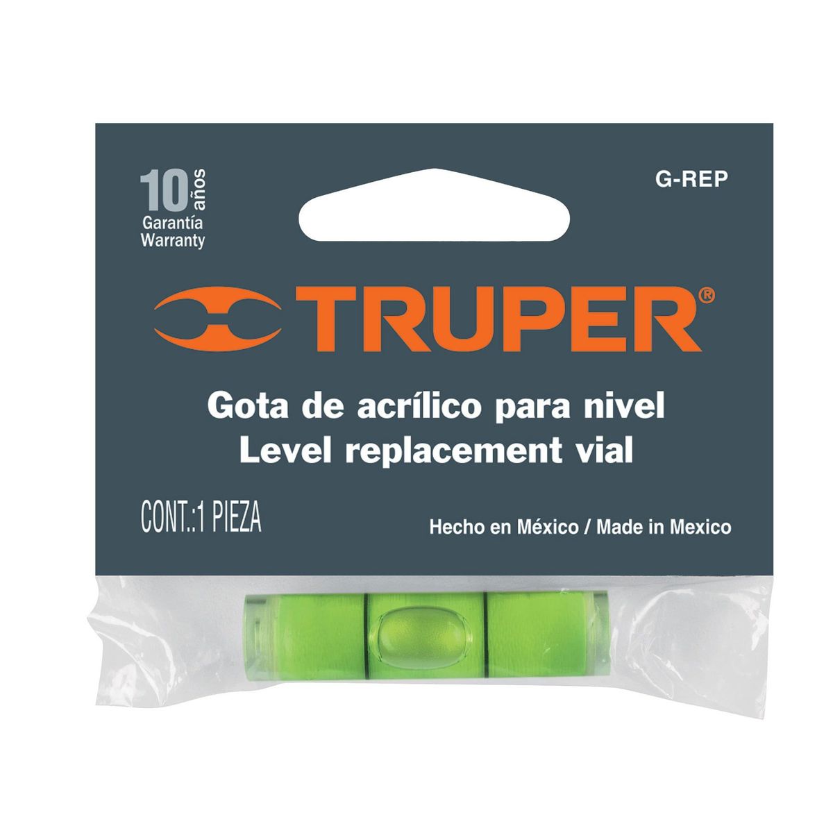 TRUPER - Gota Para Nivel Profesional Color Verde De Mayor Visibilidad Truper