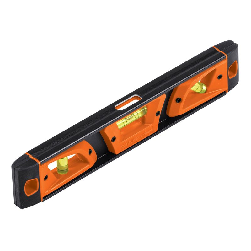 TRUPER - Nivel Torpedo Magnético De 10" (25 Cm), Ranura V Para Tubos Truper