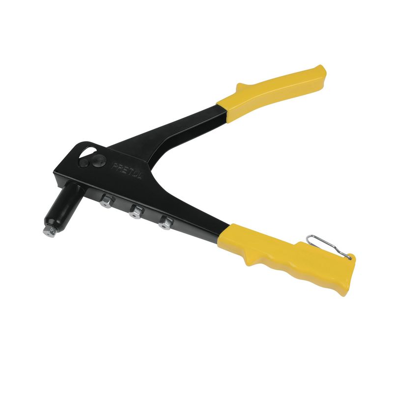 PRETUL - Remachadora De 10" Con 4 Boquillas Cambiables Pretul