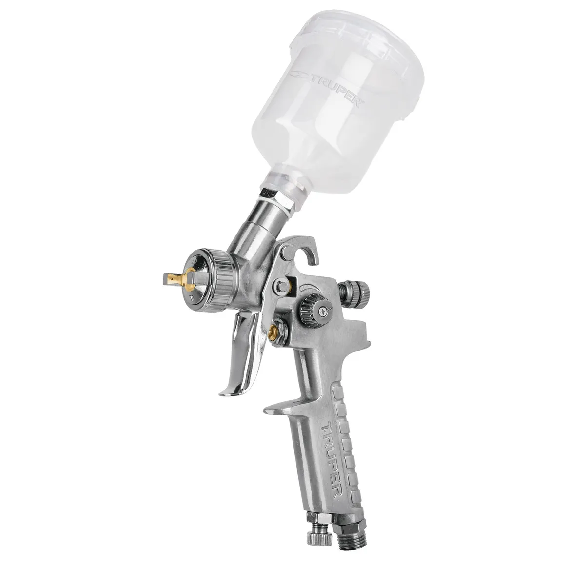 TRUPER - Pistola Para Pintar De Gravedad Hvlp 120 Ml, Boquilla 1.0 Mm Truper