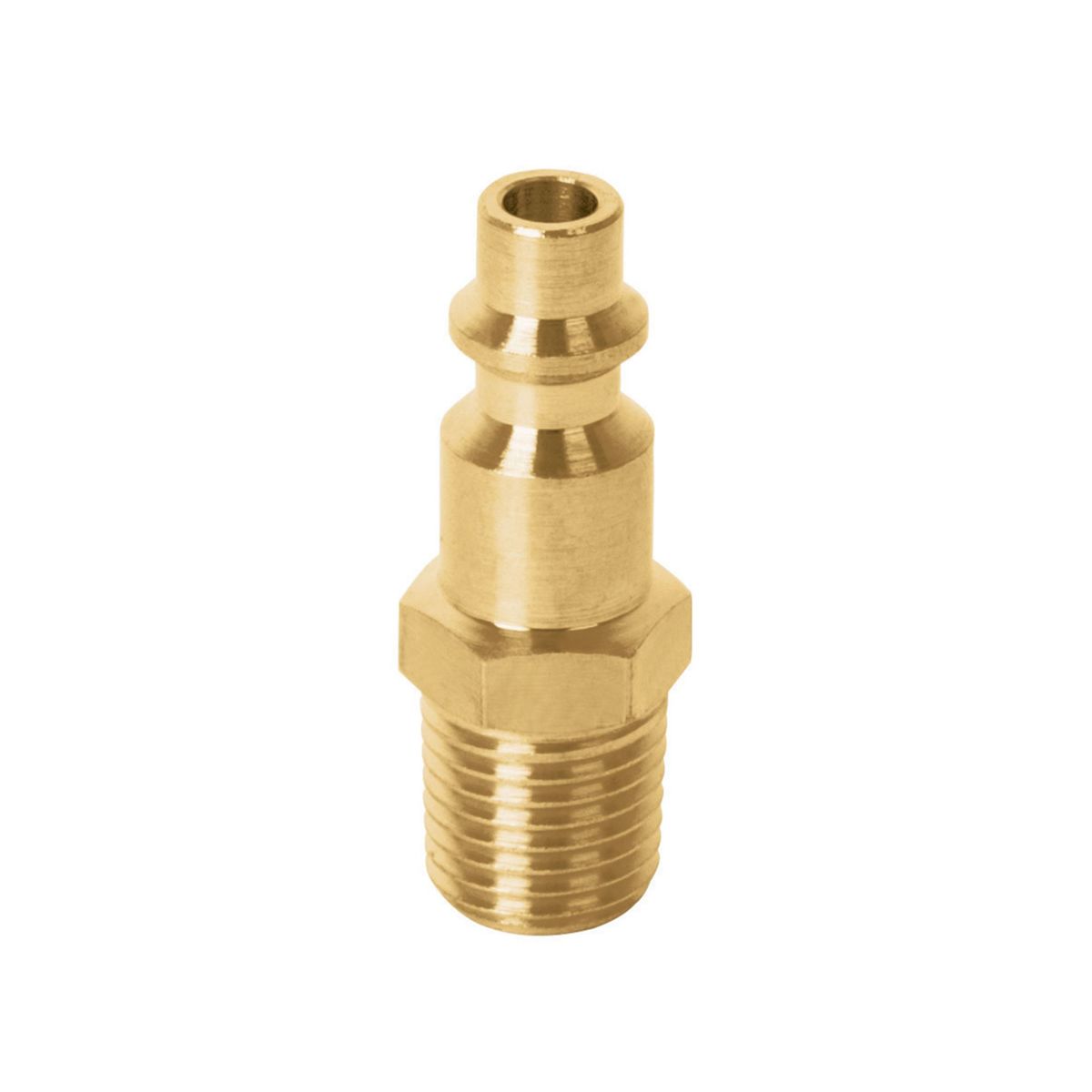 TRUPER - Conector Rápido De Latón De 1/4 Npt Para Compresor, Macho Truper