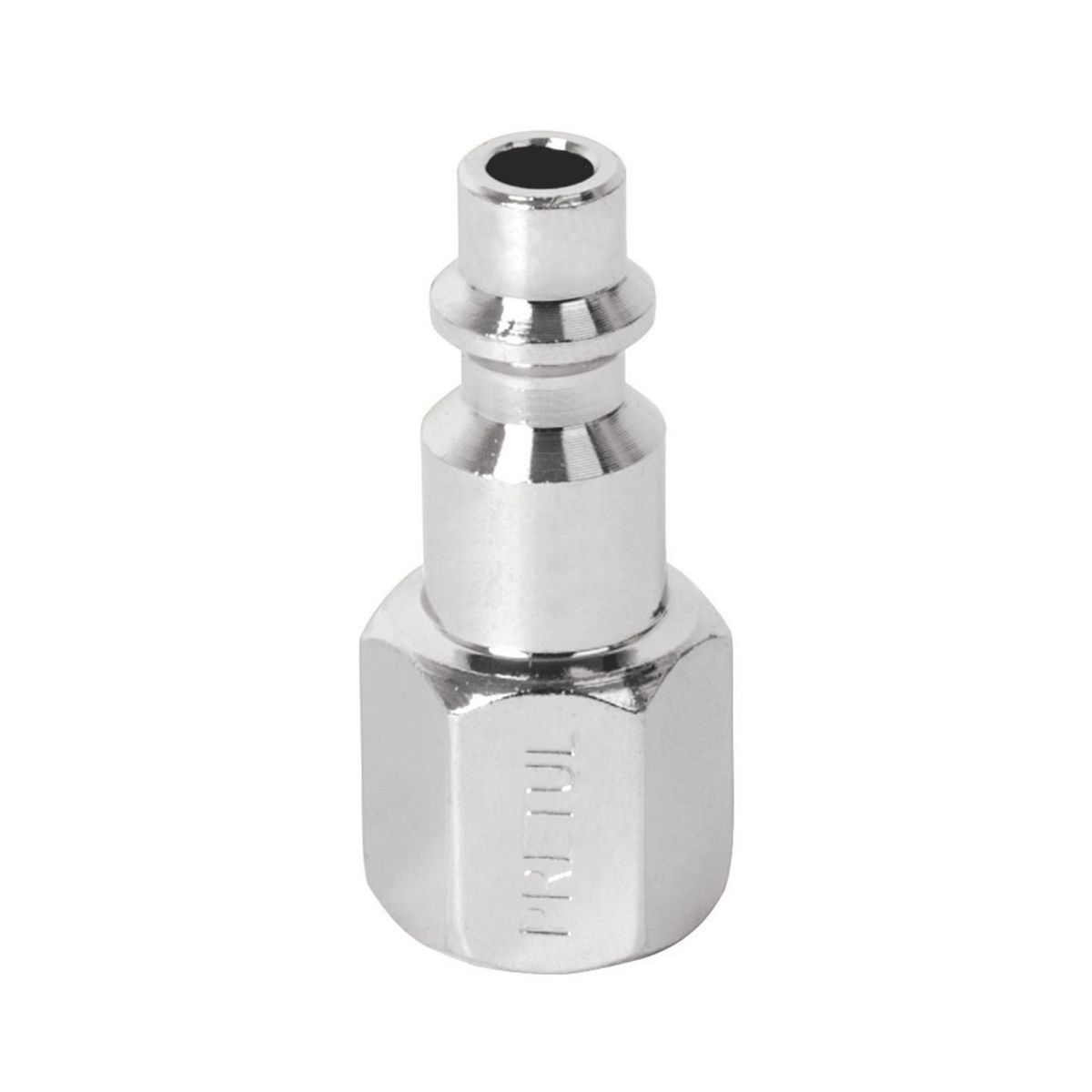 PRETUL - Conector Rápido Cromado De 1/4 Npt Para Compresor, Hembra Pretul