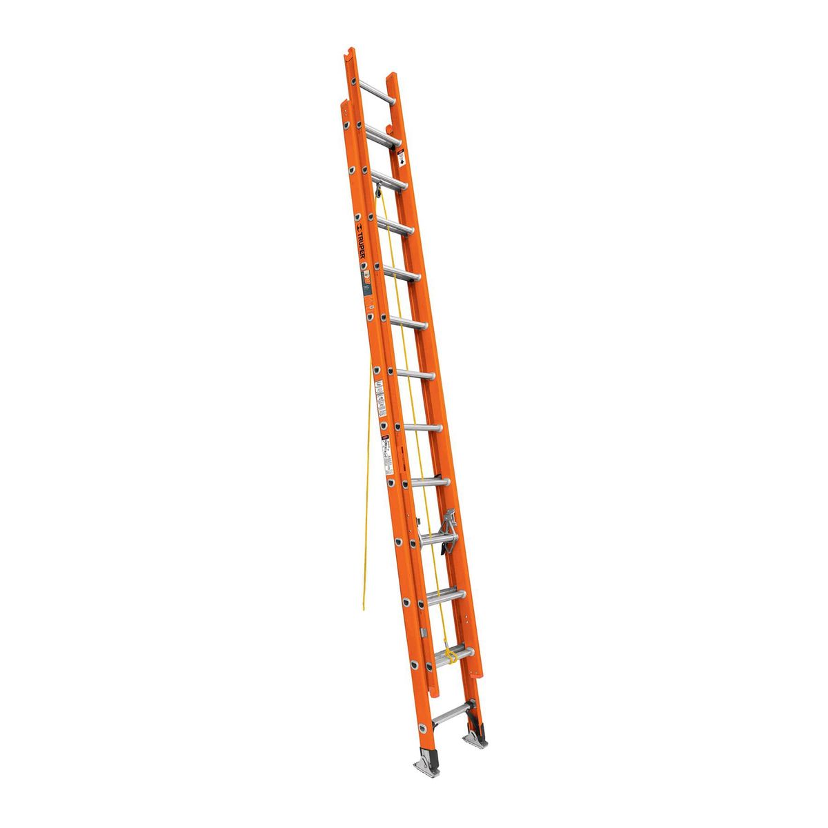 TRUPER - Escalera De De extensión, Tipo 2, 24 Peldaños En Fibra 175 Kg Truper