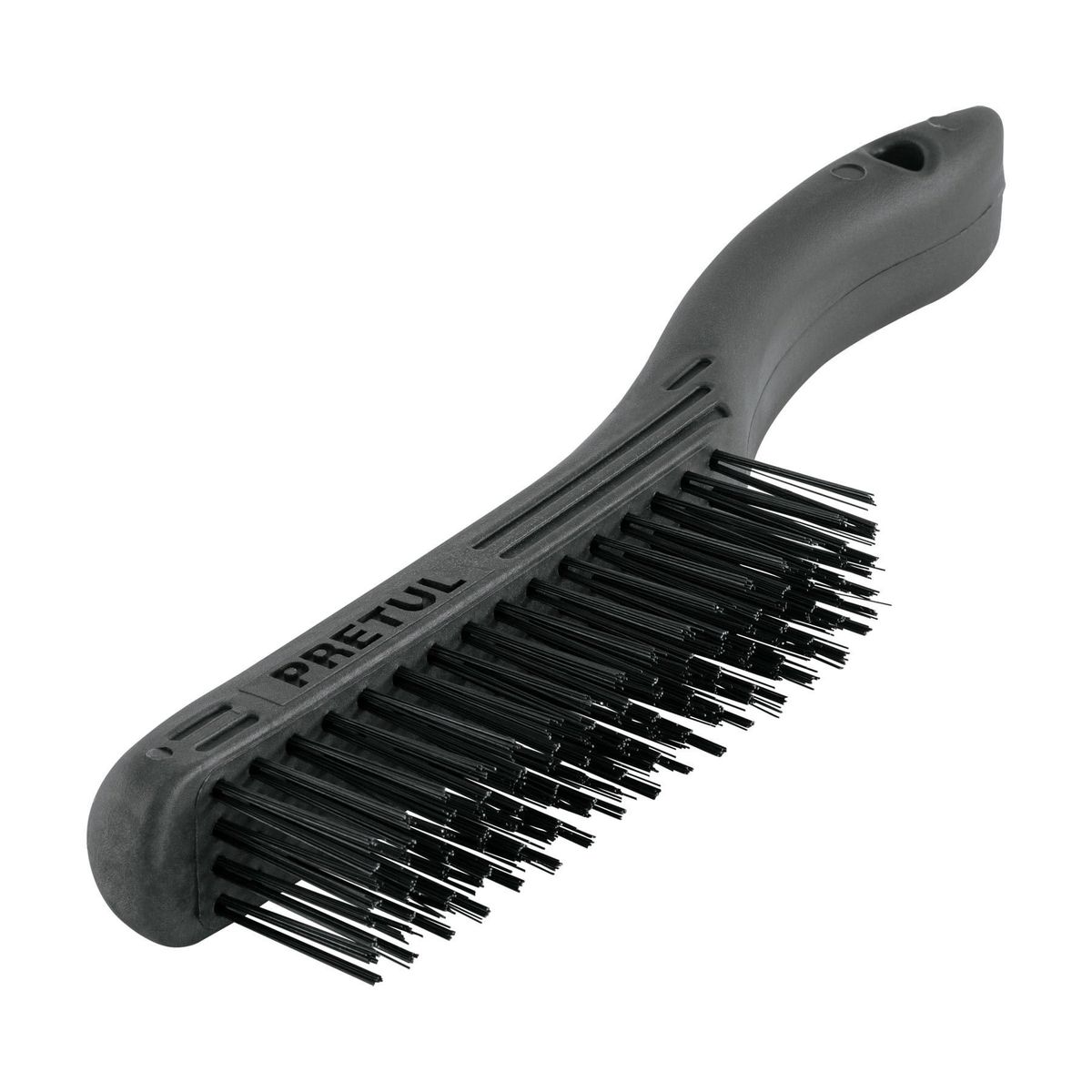 PRETUL - Cepillo De Grata Con 64 Pinceles De 3.2 Cm, Largo 27 Cm Pretul