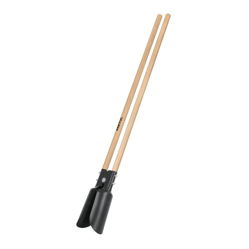 PRETUL - Paladraga De 45", Apertura 6" Y Mangos En Madera Redondos Pretul