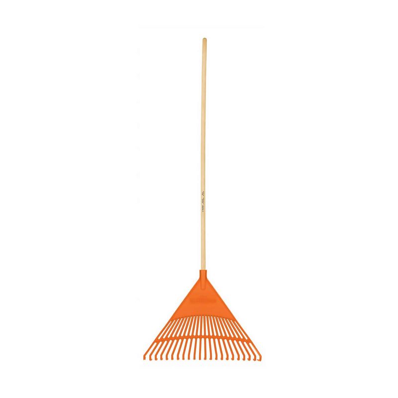 TRUPER - Rastrillo Plástico Para Jardín Con Mango, Cabeza De 56 Cm Truper