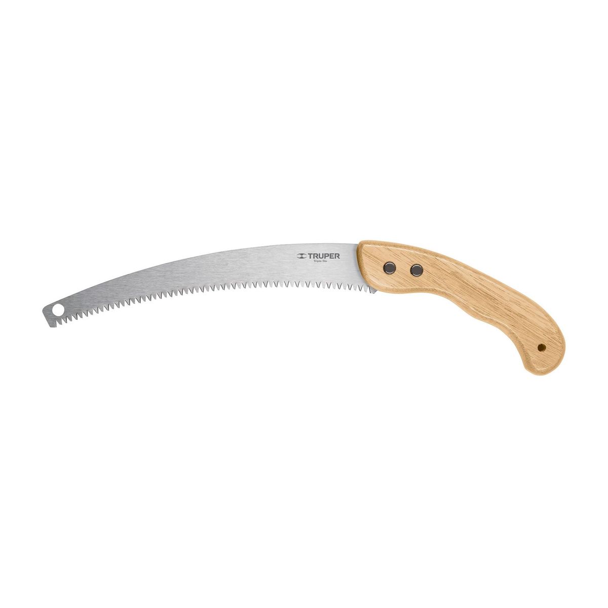 TRUPER - Serrucho Curvo Cortador De Ramas Tradicional, Cuchilla 12" Truper